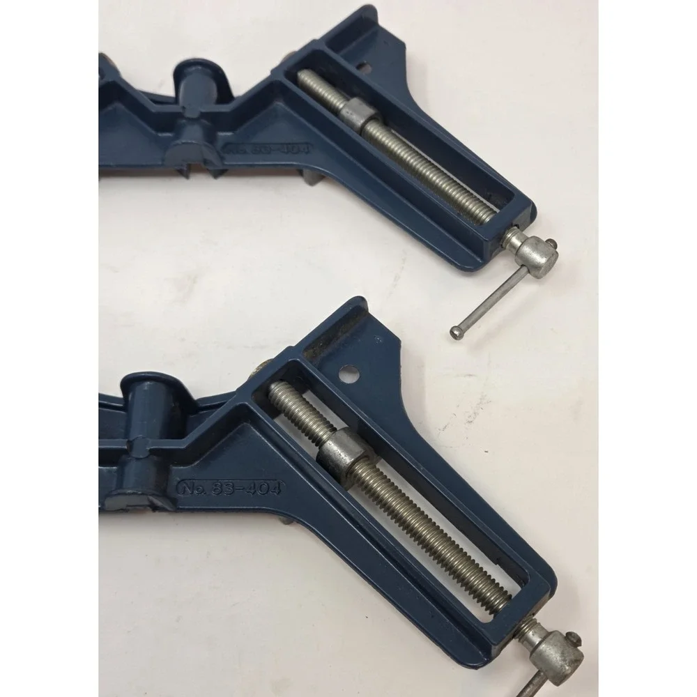 Lot Of (2)‎ Vintage Stanley No. 83-404 Miter Angle Clamp Corner Woodworking Tool